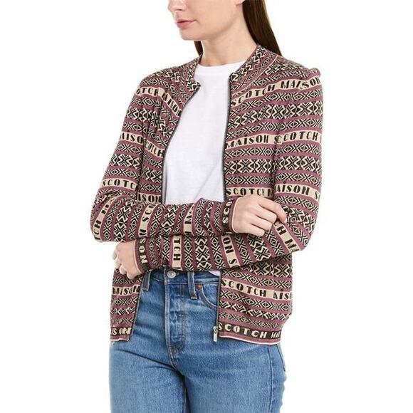 Scotch & Soda Maison Scotch Fair Isle Zip Cardigan - Picture 1 of 10